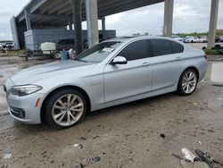 Salvage cars for sale at West Palm Beach, FL auction: 2016 BMW 535 I