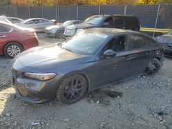 Salvage cars for sale at Waldorf, MD auction: 2022 Honda Civic Sport