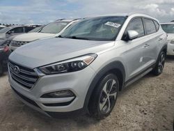 Salvage cars for sale at Arcadia, FL auction: 2017 Hyundai Tucson Limited