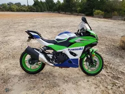 Salvage motorcycles for sale at China Grove, NC auction: 2024 Kawasaki EX500 A