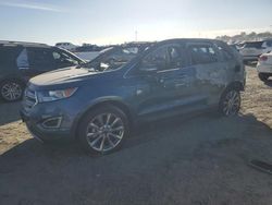 Salvage cars for sale at Sacramento, CA auction: 2018 Ford Edge Titanium