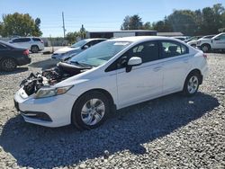 Salvage cars for sale at Mebane, NC auction: 2013 Honda Civic LX