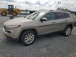 Salvage cars for sale at Riverview, FL auction: 2017 Jeep Cherokee Limited