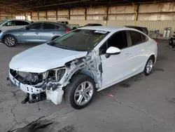 Carros salvage sin ofertas aún a la venta en subasta: 2018 Chevrolet Cruze LT