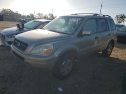 Honda salvage cars for sale: 2005 Honda Pilot EXL