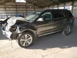 Salvage cars for sale at Phoenix, AZ auction: 2018 Ford Explorer Limited