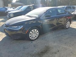 Chrysler salvage cars for sale: 2015 Chrysler 200 LX