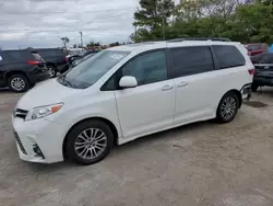 Toyota salvage cars for sale: 2020 Toyota Sienna XLE