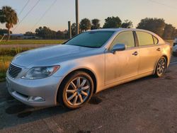 Flood-damaged cars for sale at auction: 2007 Lexus LS 460L