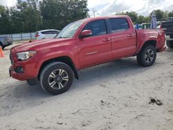 Carros salvage para piezas a la venta en subasta: 2018 Toyota Tacoma Double Cab