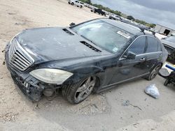 Salvage cars for sale from Copart San Antonio, TX: 2011 Mercedes-Benz S 550