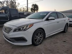 Salvage cars for sale at Riverview, FL auction: 2015 Hyundai Sonata Sport