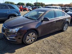 Chevrolet salvage cars for sale: 2015 Chevrolet Cruze LT