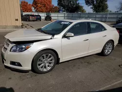 Chevrolet salvage cars for sale: 2013 Chevrolet Malibu LTZ