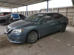 Salvage cars for sale at Anthony, TX auction: 2016 Nissan Sentra S