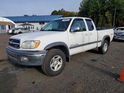 Salvage trucks for sale at East Granby, CT auction: 2002 Toyota Tundra Access Cab