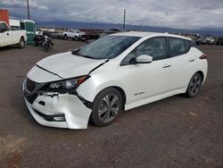 Nissan salvage cars for sale: 2018 Nissan Leaf S