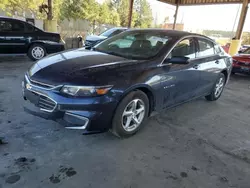 Chevrolet salvage cars for sale: 2018 Chevrolet Malibu LS