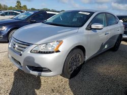 Flood-damaged cars for sale at auction: 2015 Nissan Sentra S