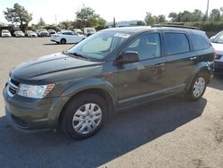 Dodge salvage cars for sale: 2016 Dodge Journey SE