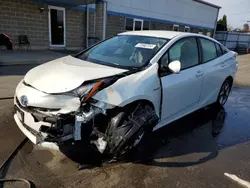 Salvage cars for sale at New Britain, CT auction: 2018 Toyota Prius