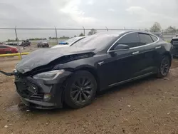 Salvage cars for sale at Houston, TX auction: 2020 Tesla Model S