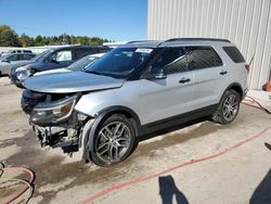 Salvage cars for sale at Franklin, WI auction: 2016 Ford Explorer Sport