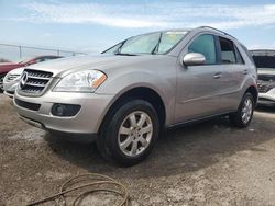 Salvage cars for sale at Arcadia, FL auction: 2007 Mercedes-Benz ML 350