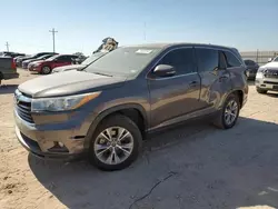 Toyota salvage cars for sale: 2016 Toyota Highlander LE