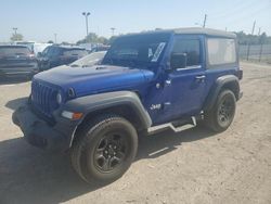 Salvage cars for sale at Indianapolis, IN auction: 2018 Jeep Wrangler Sport