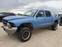 Salvage cars for sale from Copart Arcadia, FL: 2000 Dodge Dakota Quattro