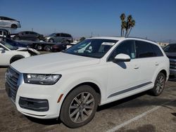 Salvage cars for sale at Van Nuys, CA auction: 2018 Audi Q7 Premium Plus