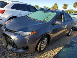 Salvage cars for sale at Riverview, FL auction: 2017 Toyota Corolla L