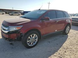 Salvage cars for sale from Copart Andrews, TX: 2013 Ford Edge Limited