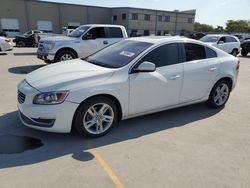 Salvage cars for sale at Wilmer, TX auction: 2015 Volvo S60 Premier