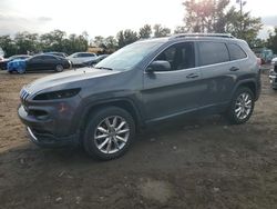 2017 Jeep Cherokee Limited en venta en Baltimore, MD