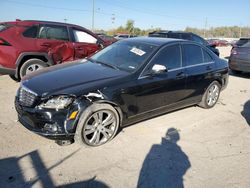 Salvage cars for sale at Indianapolis, IN auction: 2009 Mercedes-Benz C 300 4matic