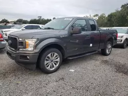 Salvage cars for sale at Riverview, FL auction: 2018 Ford F150 Super Cab