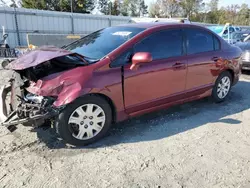 Salvage cars for sale from Copart Spartanburg, SC: 2009 Honda Civic LX