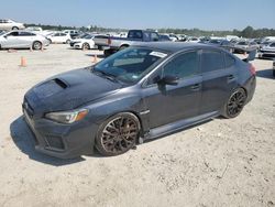 Salvage cars for sale at Houston, TX auction: 2018 Subaru WRX STI Limited