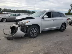 Salvage cars for sale at Dunn, NC auction: 2015 Infiniti QX60