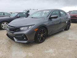 Salvage cars for sale at Arcadia, FL auction: 2021 Honda Civic Sport