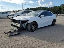 Salvage cars for sale at Greenwell Springs, LA auction: 2021 Toyota Camry SE