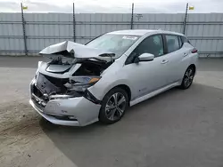 Nissan salvage cars for sale: 2018 Nissan Leaf S