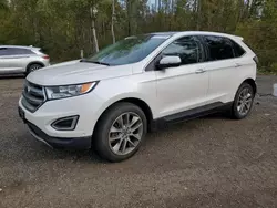 Ford Vehiculos salvage en venta: 2015 Ford Edge Titanium