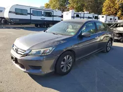 Honda salvage cars for sale: 2013 Honda Accord LX