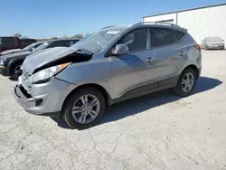 Salvage cars for sale at Kansas City, KS auction: 2010 Hyundai Tucson GLS