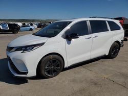 Toyota Sienna xse salvage cars for sale: 2024 Toyota Sienna XSE