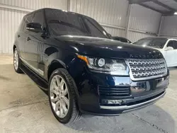 Salvage cars for sale at Houston, TX auction: 2014 Land Rover Range Rover Supercharged