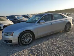 Salvage cars for sale at Grand Prairie, TX auction: 2014 Audi A8 L Quattro